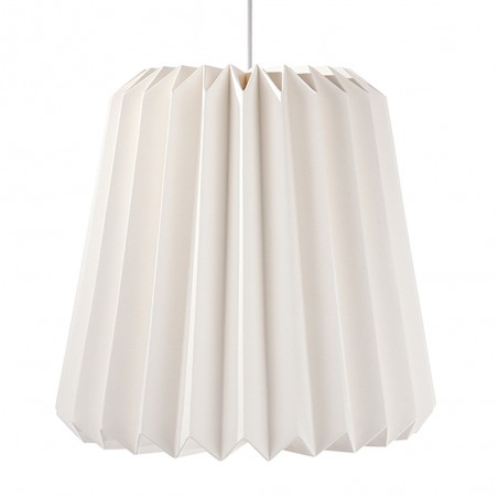 Tubular Slim Snowdrop Pendant Paper Lampshade