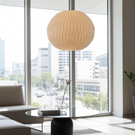 EX-DISPLAY Extra Large 55cm Round Paper Lampshade