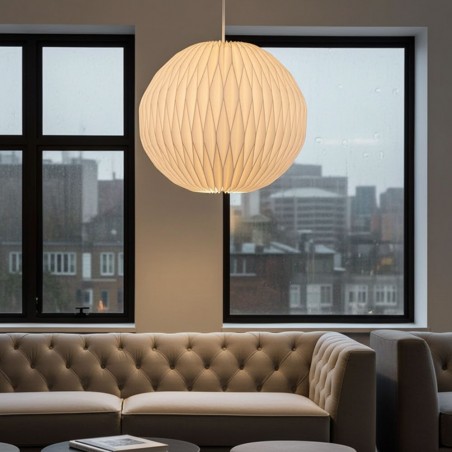 EX-DISPLAY Extra Large 55cm Round Paper Lampshade
